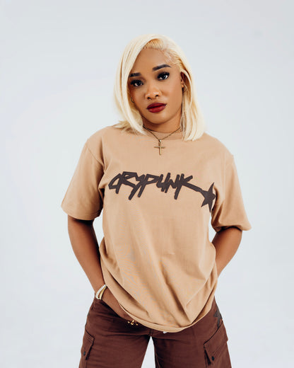 BROWN PUNKDOLL SHIRT