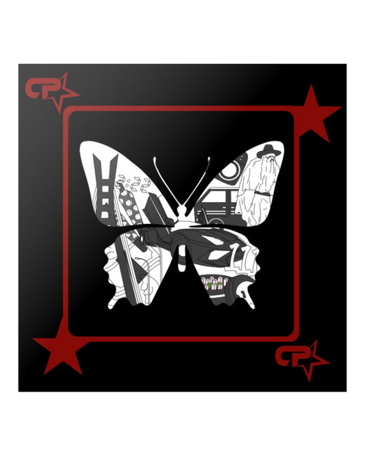 BLACK CP MONARCH SCARF